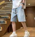 Men's Lace-Up Denim Shorts – Comfortable Summer Casual