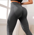 Women's High-Waist Seamless Leggings – Naked Feel Push-Up Yoga Pants