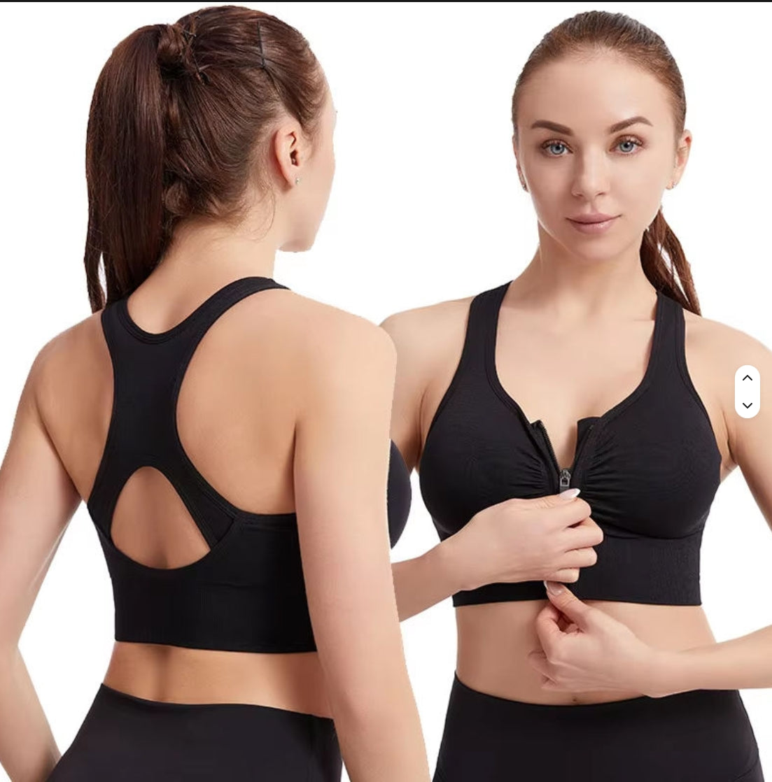 Women's Cross-Back Sports Bra – Hollow Backless Yoga Fitness Bra with Chest Pad