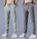 Men's Ice Silk Casual Pants – Loose Straight Breathable Summer Trousers