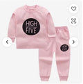 Baby Kids 2-Piece Cotton Sweatshirt & Pants Set – Spring Autumn Long Sleeve