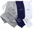 Women's Heart Print Sweatpants – Casual Baggy Joggers