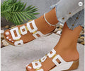 Large Size Roman Style Women's Sandals – Open Toe Beach Slippers
