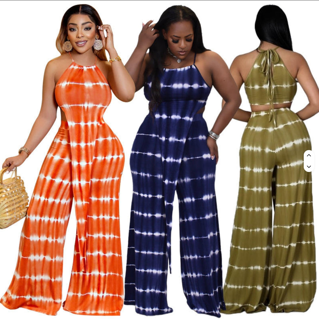 Women's Print 2-Piece Pants Set – Elegant Commuter Summer Outfit