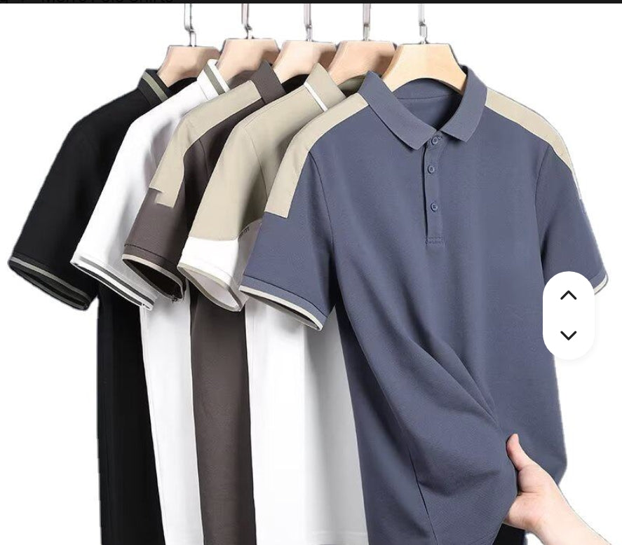 Men's Custom Logo Summer Polo Shirt – Short Sleeve Business Casual Top