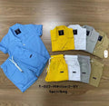 Kids Boys Two-Piece Set – Washed Shirts Summer Workwear Style Casual Boy Suit (Ages 2-12 Years)