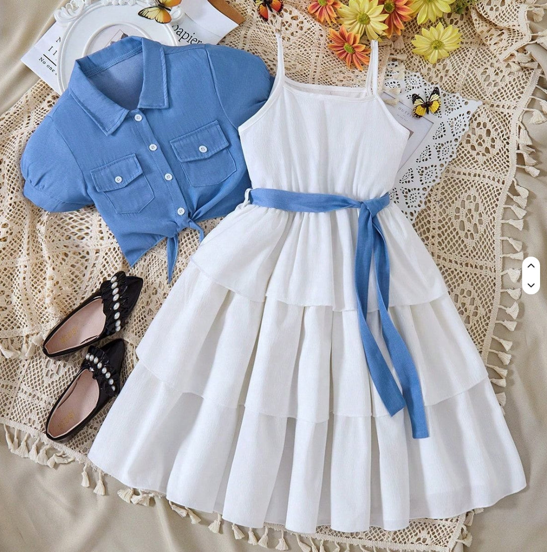 Girl's Summer Two-Piece Set – Children's Casual Clothing Set