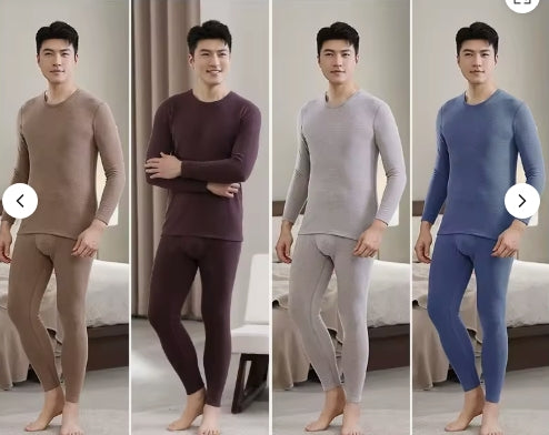 Men’s Lightweight Thermal Underwear Set – Top & Bottom