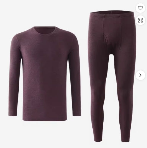 Men’s Lightweight Thermal Underwear Set – Top & Bottom